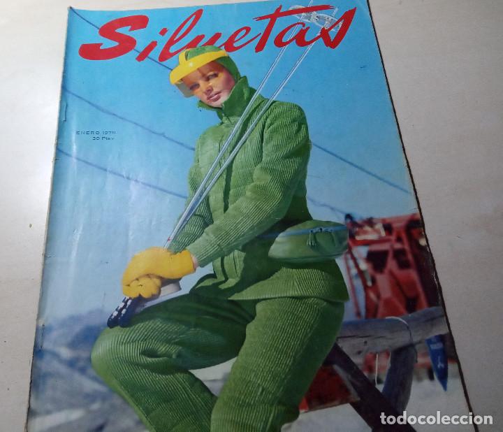 Coleccionismo de Revistas y Peri&oacute;dicos: MANSON SHARON TATE MUERTE PAUL McCARTNEY REVISTA SILUETAS ENERO 1970 MODA VINTAGE