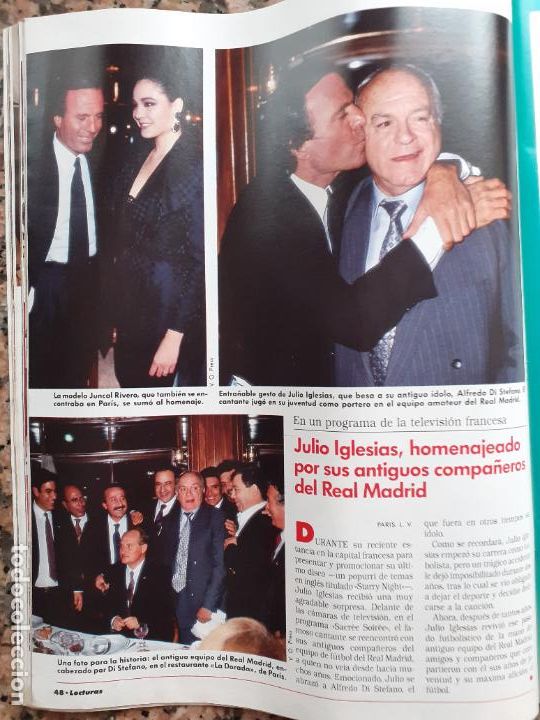 Coleccionismo de Revistas y Peri&oacute;dicos: JULIO IGLESIAS JUNCAL RIVERO EL REAL MADRID ALFREDO DI STEFANO