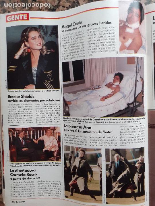 Sammeln von Zeitschriften und Zeitungen: BROOKE SHIELDS CARMELA ROSSO ANGEL CRISTO ANA DE INGLATERRA
