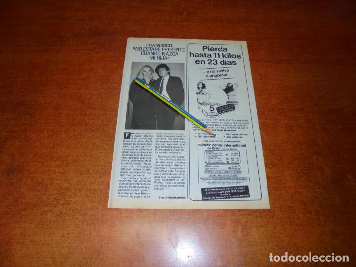 Collezionismo di Riviste e Giornali: CLIPPING 1988: FRANCISCO