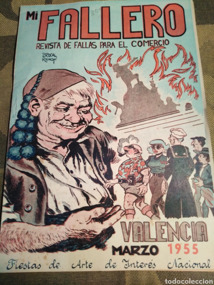 Coleccionismo de Revistas y Peri&oacute;dicos: MI FALLERO-A&Ntilde;O II, N&deg;2,MARZO 1955,REVISTA DE FALLAS PARA EL COMERCIO