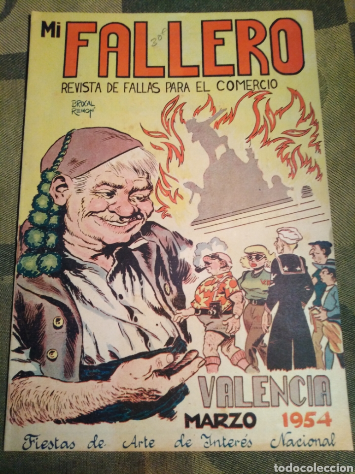 Coleccionismo de Revistas y Peri&oacute;dicos: MI FALLERO-A&Ntilde;O I,N&deg;1,MARZO 1954,REVISTA DE FALLAS PARA EL COMERCIO