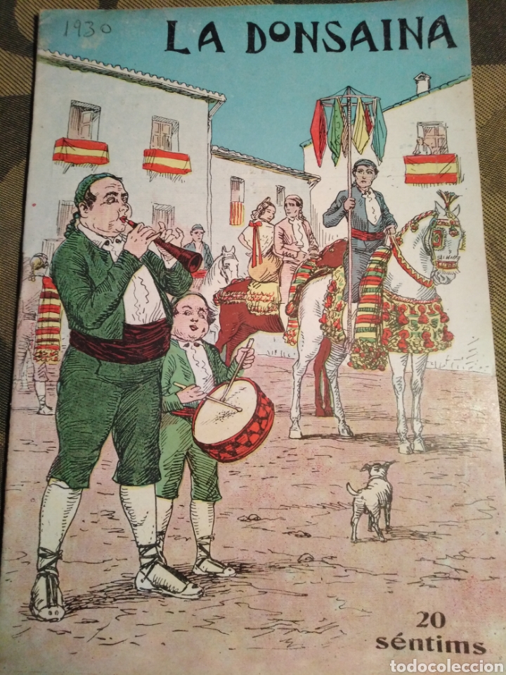 Coleccionismo de Revistas y Peri&oacute;dicos: LA DONSAINA-N&deg;1,ANY 1930,FEBRER, RARISIMO EJEMPLAR,IMPOLUTO