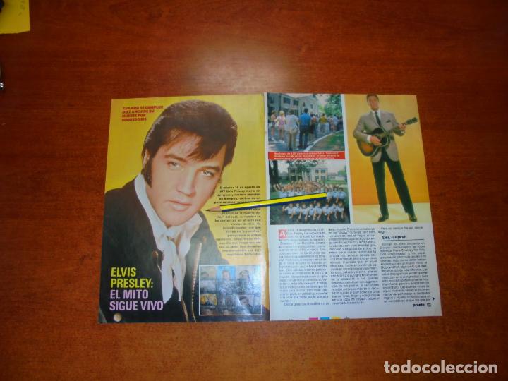 Coleccionismo de revistas y peri&oacute;dicos: CLIPPING 1987: ELVIS PRESLEY -- SARAH FERGUSON -- LOLA FLORES-- REBECA HOLDEN DEJA EL COCHE FANT&Aacute;STI