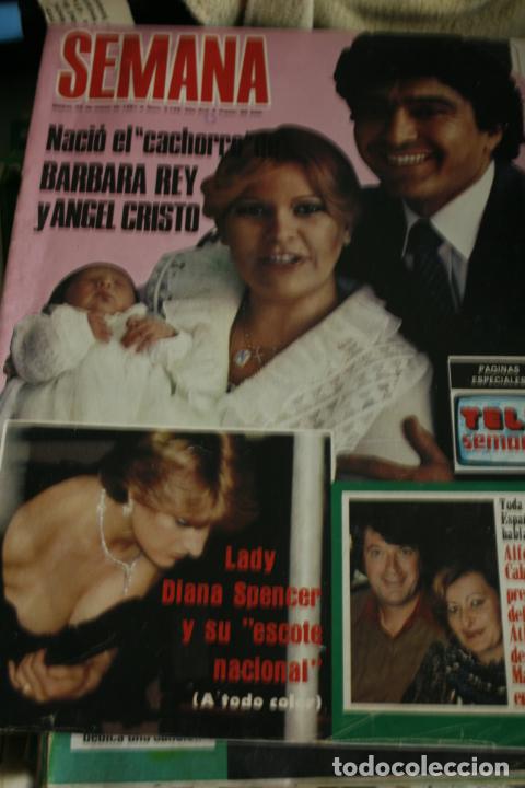 Coleccionismo de Revistas y Peri&oacute;dicos: BARBARA REY MIGUEL BOSE URSULA ANDRESS PECOS PACO MARTINEZ SORIA SERGIO FACHELI 1981