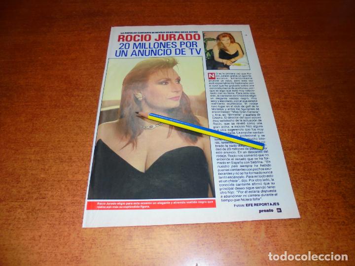 Coleccionismo de Revistas y Peri&oacute;dicos: CLIPPING 1988: ROC&Iacute;O JURADO