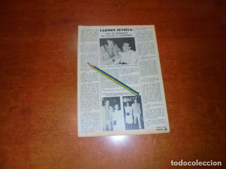 Coleccionismo de Revistas y Peri&oacute;dicos: CLIPPING 1980: CARMEN SEVILLA