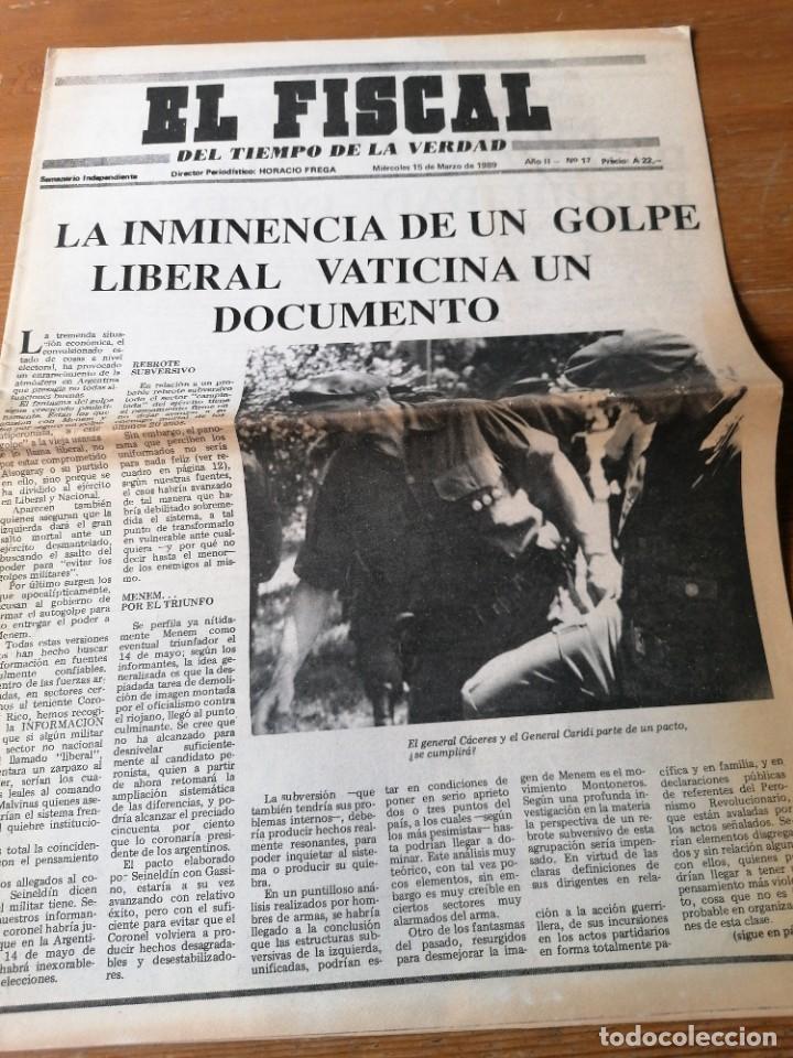 Collectionnisme de Revues et Journaux: El fiscal del tiempo de la verdad. 15 marzo 1989