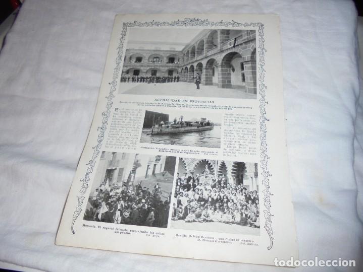 Coleccionismo de Revistas y Peri&oacute;dicos: EL FERROL EL CORONEL DE INFANTERIA DE MARINA SR.MU&Ntilde;OZ HOJA DE REVISTA BLANCO Y NEGRO 1912