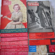 Coleccionismo de Revistas y Periódicos: LOTE DE 11 REVISTAS CORREO DE LA RADIO - AÑOS 50. Lote 205433838
