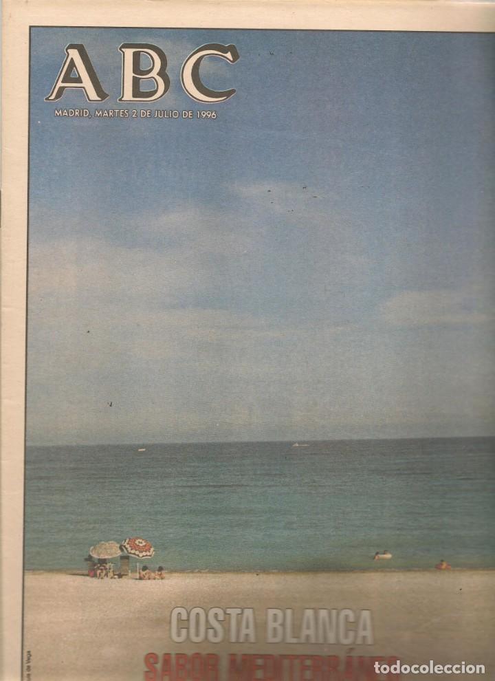 Coleccionismo de Revistas y Peri&oacute;dicos: ABC. COSTA BLANCA. SABOR MEDITERR&Aacute;NEO.LOLA FORNER. 2 JULIO 1996. (ST/P)