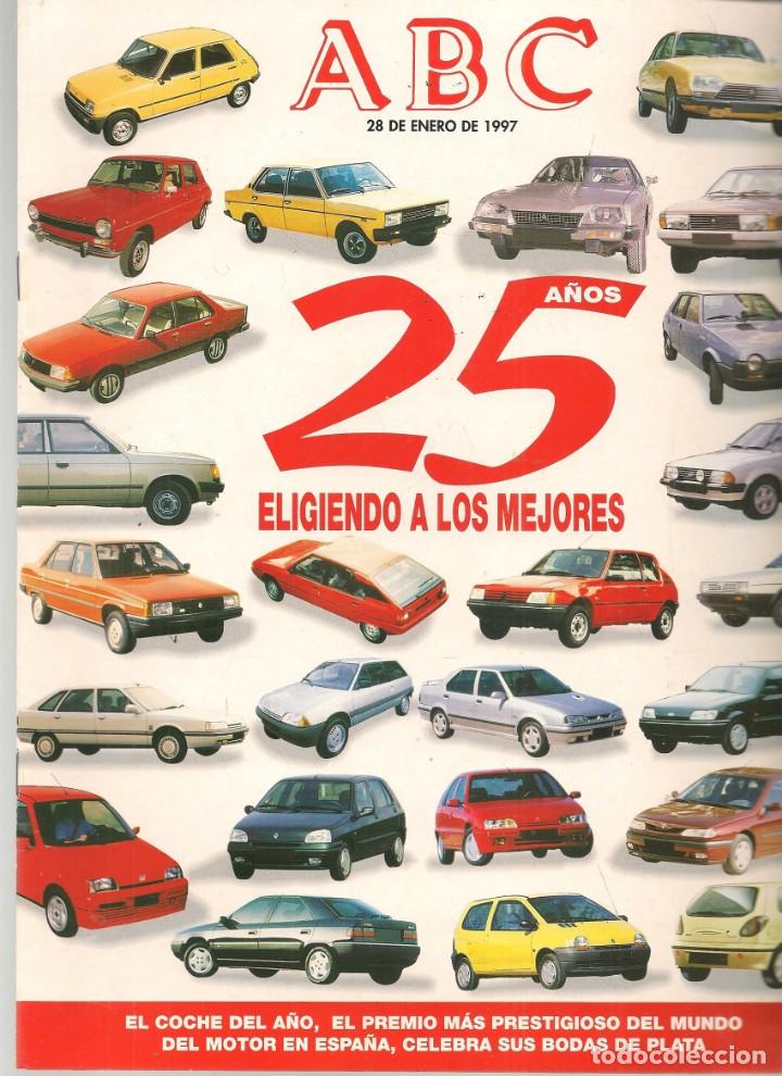 Coleccionismo de Revistas y Peri&oacute;dicos: ABC. 25 A&Ntilde;OS ELIGIENDO A LOS MEJORES COCHES DEL A&Ntilde;O. 28 ENERO 1997. (ST/P)