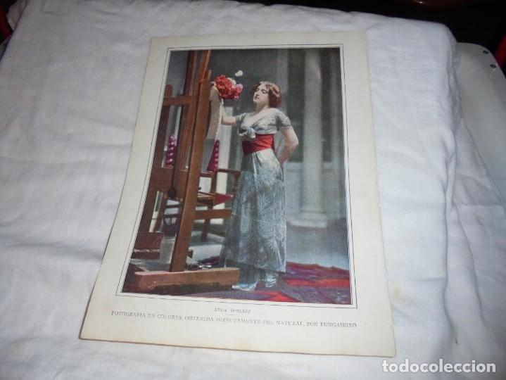 Coleccionismo de Revistas y Peri&oacute;dicos: LYDA BORELLI. FOTOGRAFIA DE FUNGAIRI&Ntilde;O HOJA DE REVISTA BLANCO Y NEGRO 1912