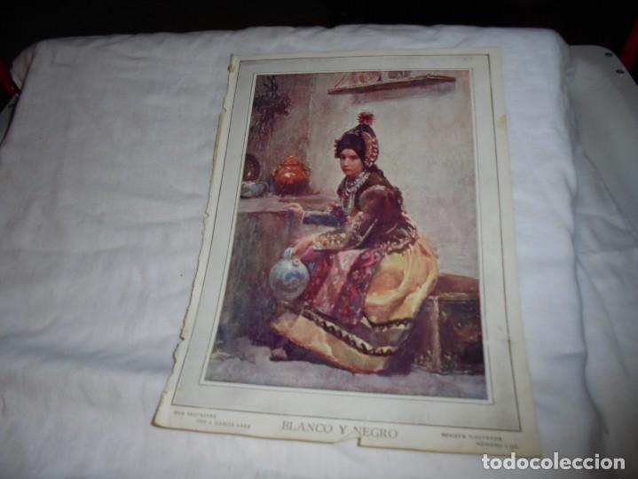 Coleccionismo de Revistas y Peri&oacute;dicos: UNA SEGOVIANA POR J.GARCIA LARA HOJA DE REVISTA BLANCO Y NEGRO 1912