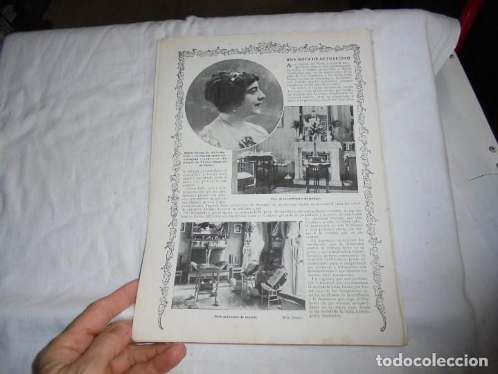 Coleccionismo de Revistas y Peri&oacute;dicos: MASAJISTA Y PEDICURA MARIA GARCIA DE AROCENA HOJA DE REVISTA BLANCO Y NEGRO 1912