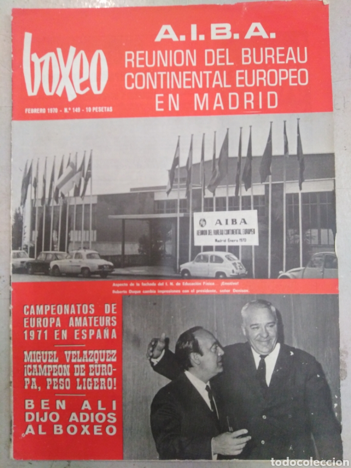 Coleccionismo de Revistas y Peri&oacute;dicos: BOXEO-N&deg;149,FEBRERO 1970,CAMPEONATOS DE EUROPA EN ESPA&Ntilde;A,BEN ALI DIJO ADIOS AL BOXEO,MIGUEL VELAZQUE