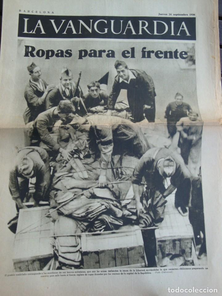 Coleccionismo de Revistas y Peri&oacute;dicos: LA VANGUARDIA 1.936