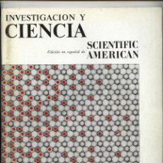 Coleccionismo de Revistas y Periódicos: INVESTIGACION Y CIENCIA - REVISTA - OCTUBRE - 1982. Lote 205714065