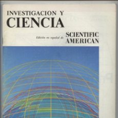 Coleccionismo de Revistas y Periódicos: INVESTIGACION Y CIENCIA - REVISTA - NUMERO - 130 - JULIO - 1987. Lote 205714548