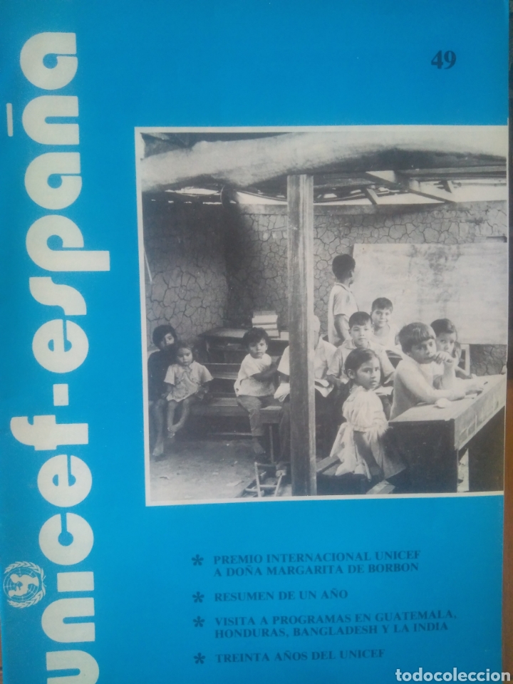 Coleccionismo de Revistas y Peri&oacute;dicos: REVISTA UNICEF ESPA&Ntilde;A N. 49 A&Ntilde;O 1977/MARGARITA DE BORB&Oacute;N PUBLICIDAD- NEPAL. PUBLICIDAD HISPAVOX AVON