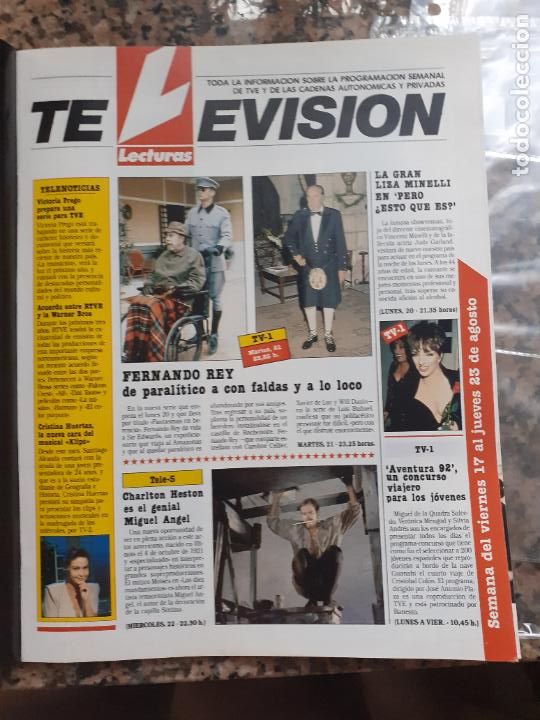 Coleccionismo de Revistas y Peri&oacute;dicos: fernando rey CHARLTON HESTON LIZa minnelli minelli
