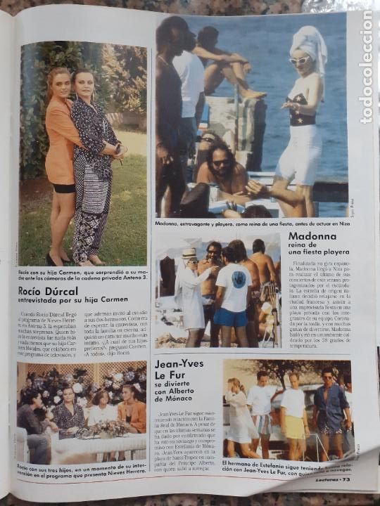Coleccionismo de Revistas y Peri&oacute;dicos: MADONNA ROCIO DURCAL 1990