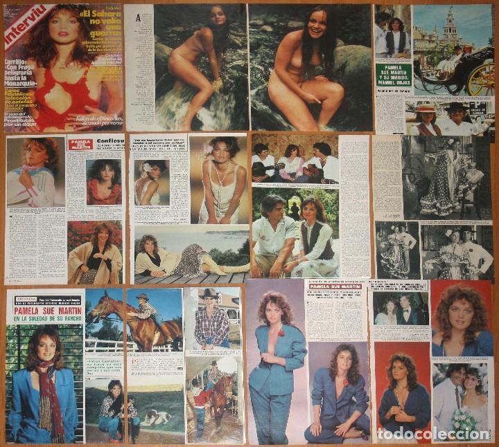 Collezionismo di Riviste e Giornali: PAMELA SUE MARTIN lote prensa spain clippings 1980s sexy photos desnuda Dynasty TV Series Dinastia