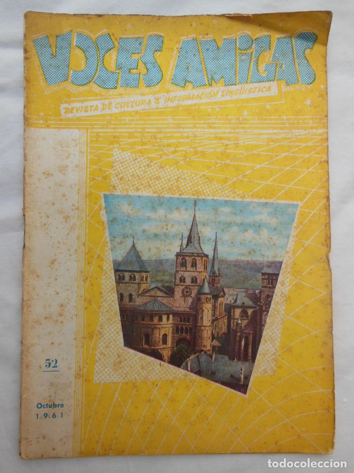 Coleccionismo de revistas y peri&oacute;dicos: VOCES AMIGAS. Revista de Cultura e Informaci&oacute;n Ling&uuml;&iacute;stica. N&uacute;m 52 Octubre 1961 Ed Alhambra