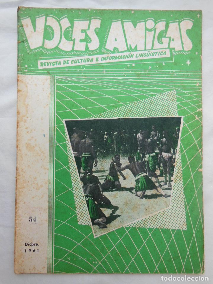 Coleccionismo de revistas y peri&oacute;dicos: VOCES AMIGAS. Revista de Cultura e Informaci&oacute;n Ling&uuml;&iacute;stica. N&uacute;m 54 Diciembre 1961 Ed Alhambra