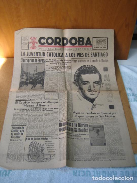 Coleccionismo de Revistas y Peri&oacute;dicos: Peri&oacute;dico. Manolete. Cordoba