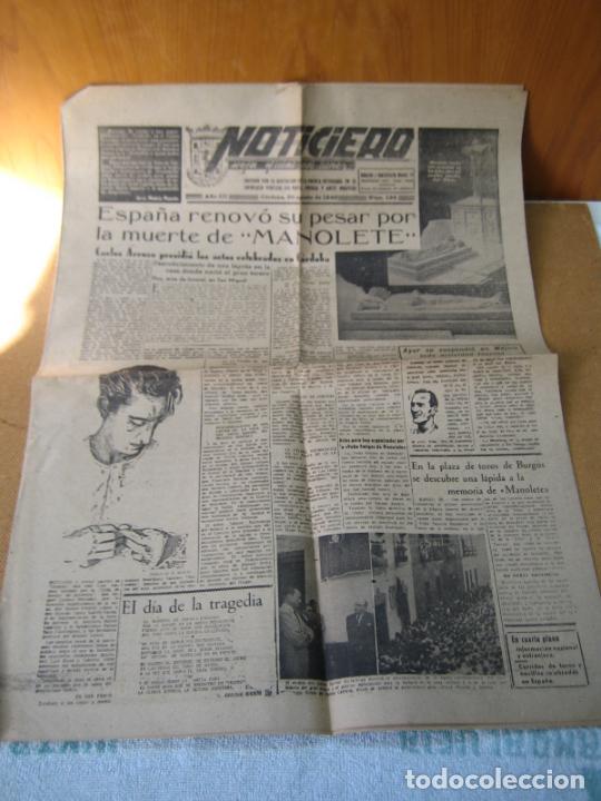 Coleccionismo de Revistas y Peri&oacute;dicos: Peri&oacute;dico. Manolete. Cordoba
