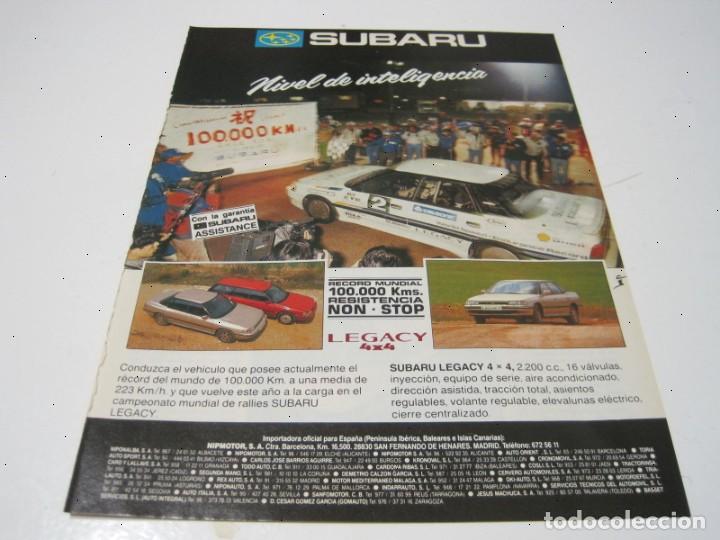Coleccionismo de Revistas y Peri&oacute;dicos: SUBARU LEGACY . Anuncio publicidad 1990