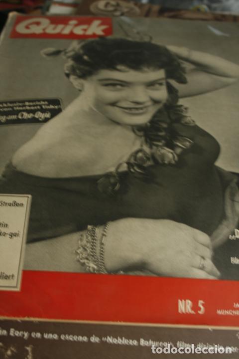 Coleccionismo de Revistas y Peri&oacute;dicos: REVISTA ALEMANA QUICK ROMY SCHNEIDER 1955