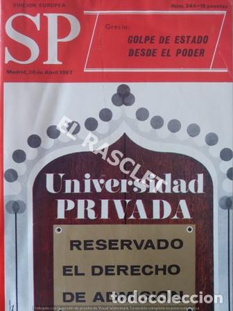 Collezionismo di Riviste e Giornali: REVISTA SP EDICION EUROPEA - N&ordm; 344 - A&Ntilde;O 1967