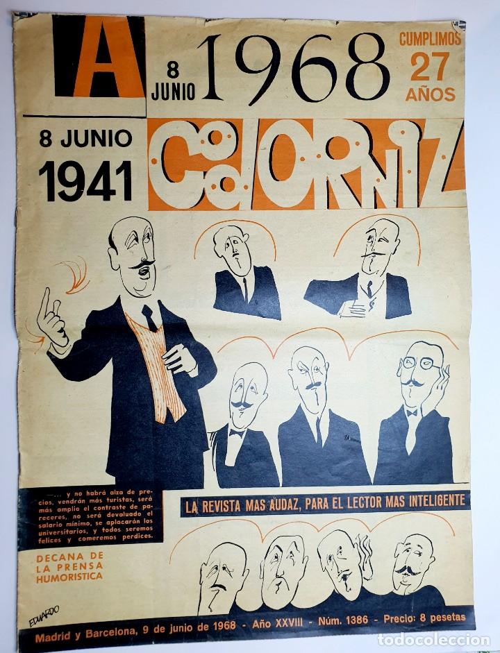 Coleccionismo de Revistas y Peri&oacute;dicos: LA CODORNIZ *** LA REVISTA DECANA DE LA PRENSA HUMORISTICA **** N&Uacute;MERO 1386 A&Ntilde;O 1968