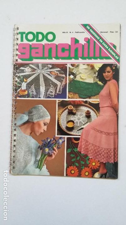 Coleccionismo de Revistas y Peri&oacute;dicos: Todo ganchillo. A&ntilde;o II, n&ordm; 4. PUBLICACION. TDK203