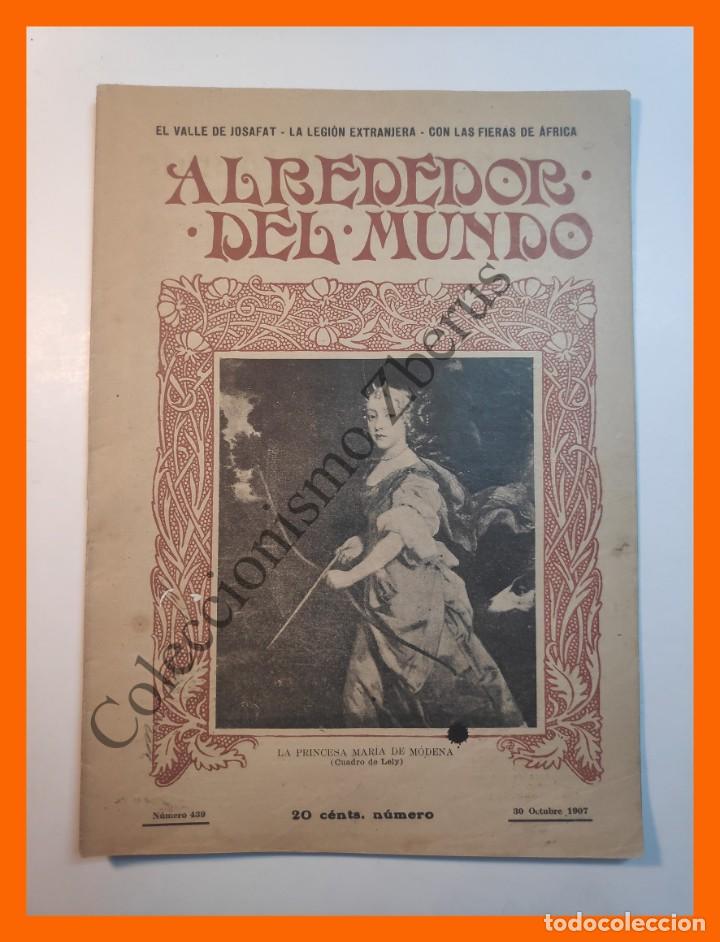 Coleccionismo de revistas y peri&oacute;dicos: Alrededor del Mundo n&ordm;439 30 Oct 1907 - Valle de Josafat; Obtenci&oacute;n Arsenico; La Legi&oacute;n Extranjera