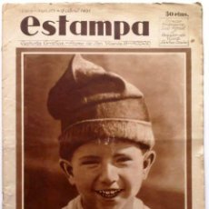 Coleccionismo de Revistas y Periódicos: ESTAMPA, REVISTA GRÁFICA Y LITERARIA. 18 DE ABRIL DE 1931, N.º 171.. Lote 206979280