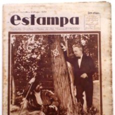 Coleccionismo de Revistas y Periódicos: ESTAMPA, REVISTA GRÁFICA Y LITERARIA. 18 DE JULIO DE 1931, N.º 184.. Lote 206979763