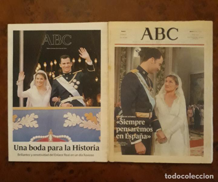 Coleccionismo de Revistas y Peri&oacute;dicos: PERIODICO Y SUPLEMENTO ABC. UNA BODA PARA LA HISTORIA. DOMINGO 23 DE MAYO DE 2004