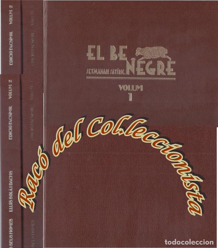 Coleccionismo de Revistas y Peri&oacute;dicos: EL BE NEGRE, REVISTA SATIRICA DEL A&Ntilde;O 1931 EDICION FACSIMIL EN 2 TOMOS, LLUIS SOLA I DACHS , EDHASA
