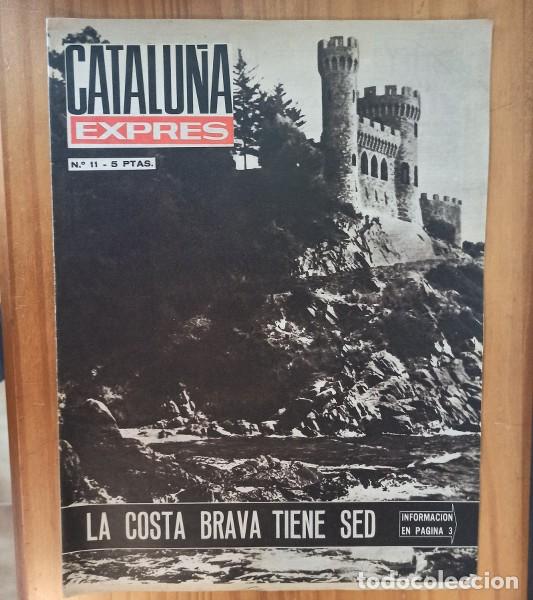 Collectionnisme de Revues et Journaux: CATALU&Ntilde;A EXPRES 11, ENERO 1962. COSTA BRAVA, VICTOR CATALA, VICENTE BOU, ESBART VERDAGUER...