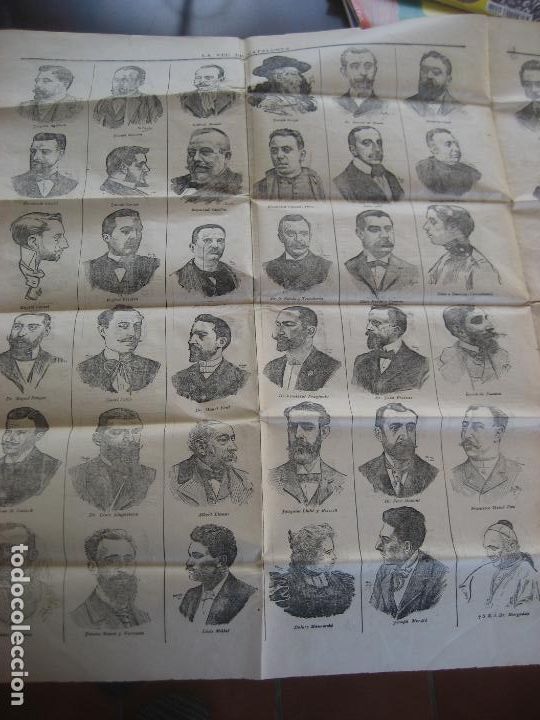 Coleccionismo de Revistas y Peri&oacute;dicos: La Veu de Catalunya. N&ordm; 873. 16 de Juny 1901. Paginas centrales.