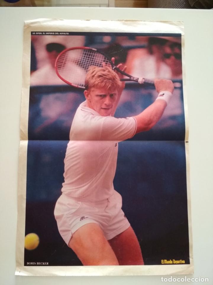 Collectionnisme de Revues et Journaux: POSTER BORIS BECKER DE MUNDO DEPORTIVO