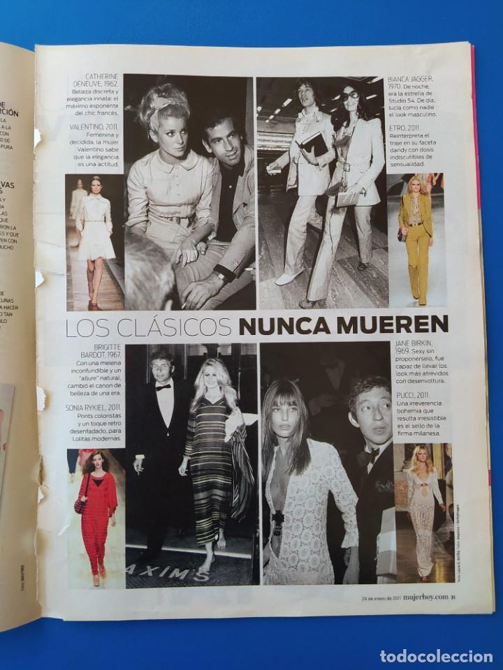 Coleccionismo de Revistas y Peri&oacute;dicos: BRIGITTE BARDOT+CATHERINE DENEUVE+BIANCA JAGGER+JANE BIRKIN /RECORTE MUJER HOY 2011
