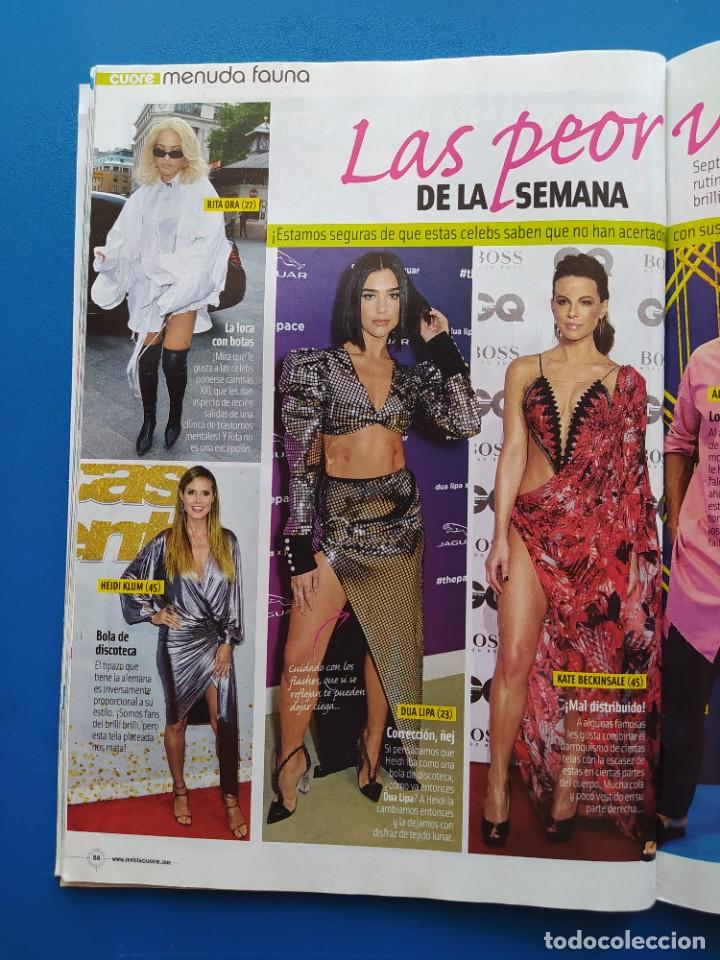 Coleccionismo de Revistas y Peri&oacute;dicos: RITA ORA+HEIDI KLUM+DUA LIPA+KATE BECKINSALE+/RECORTE CUORE 2018