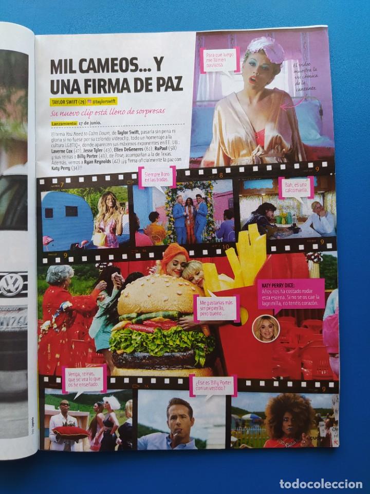 Coleccionismo de Revistas y Peri&oacute;dicos: TAYLOR SWIFT+KATY PERRY+RUPAUL+RYAN REYNOLDS+ELLEN DEGENERES+HEIDI KLUM+HILARIA BALDWIN /RECORTE