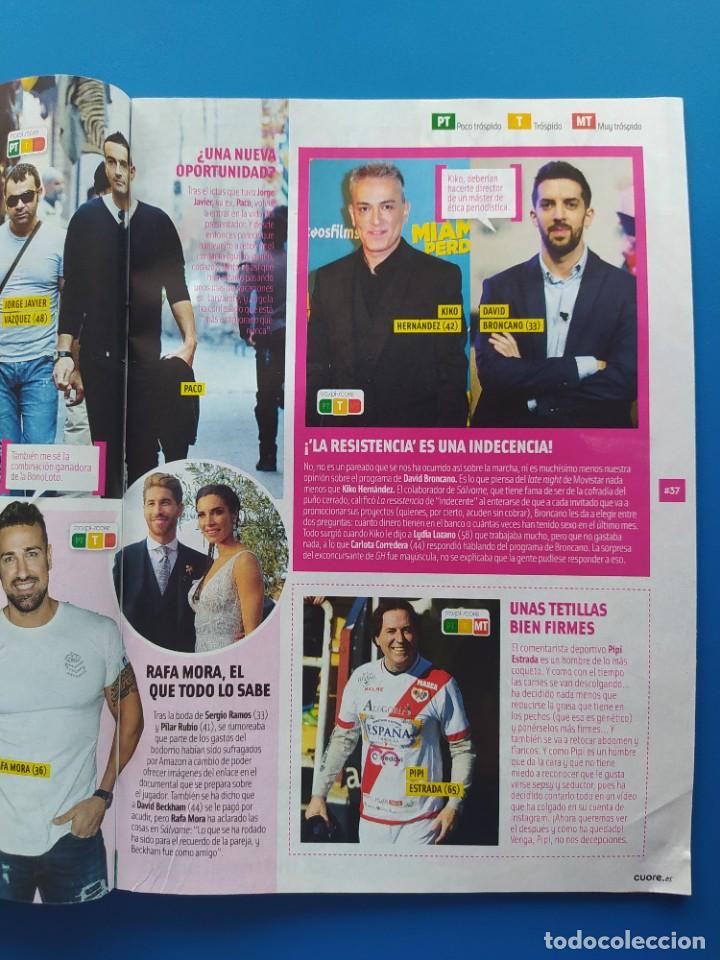 Coleccionismo de Revistas y Peri&oacute;dicos: KIKO HERNANDEZ+DAVID BRONCANO+PIPI ESTRADA+SERGIO RAMOS+PILAR RUBIO /RECORTE CUORE 2019