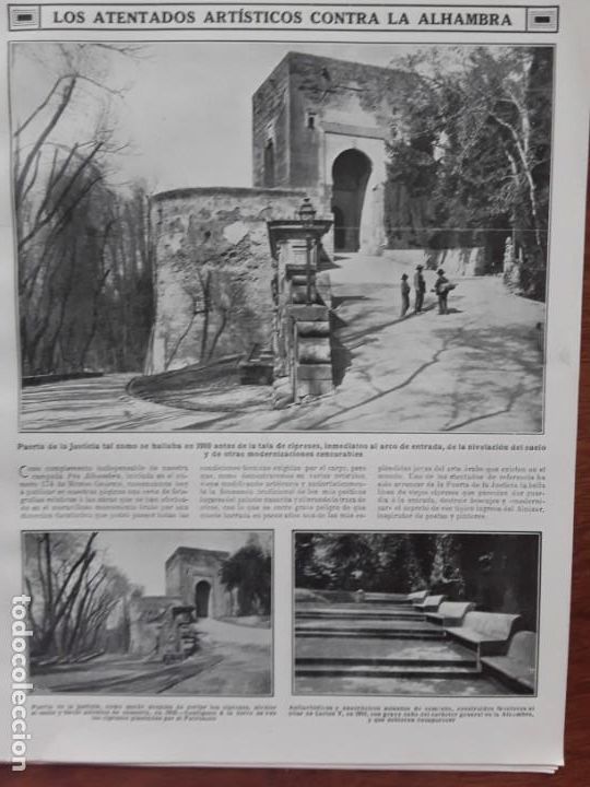 Coleccionismo de Revistas y Peri&oacute;dicos: ALFONSO XIII SEVILLA TABLADA ALCORNOCALEJO LA ALHAMBRA ATENTADOS CADIZ SOLSONA LLEIDA MONTIJA 1915