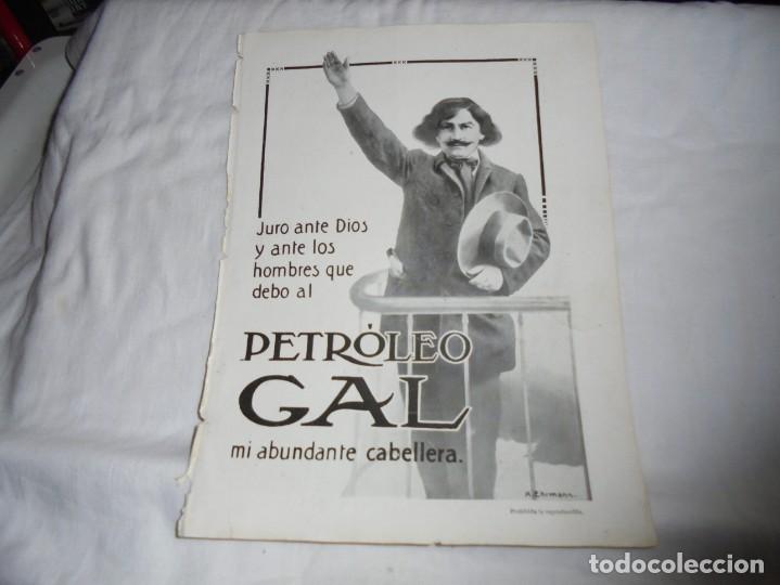 Coleccionismo de Revistas y Peri&oacute;dicos: PUBLICIDAD PETROLEO GAL/MODAS MASCULINAS PARA IR EN EL YATE HOJA DE REVISTA BLANCO Y NEGRO 1912